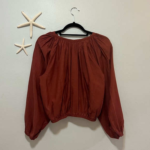 NWT J. Crew Tassel Tie-Front Crop Top - Picture 8 of 12